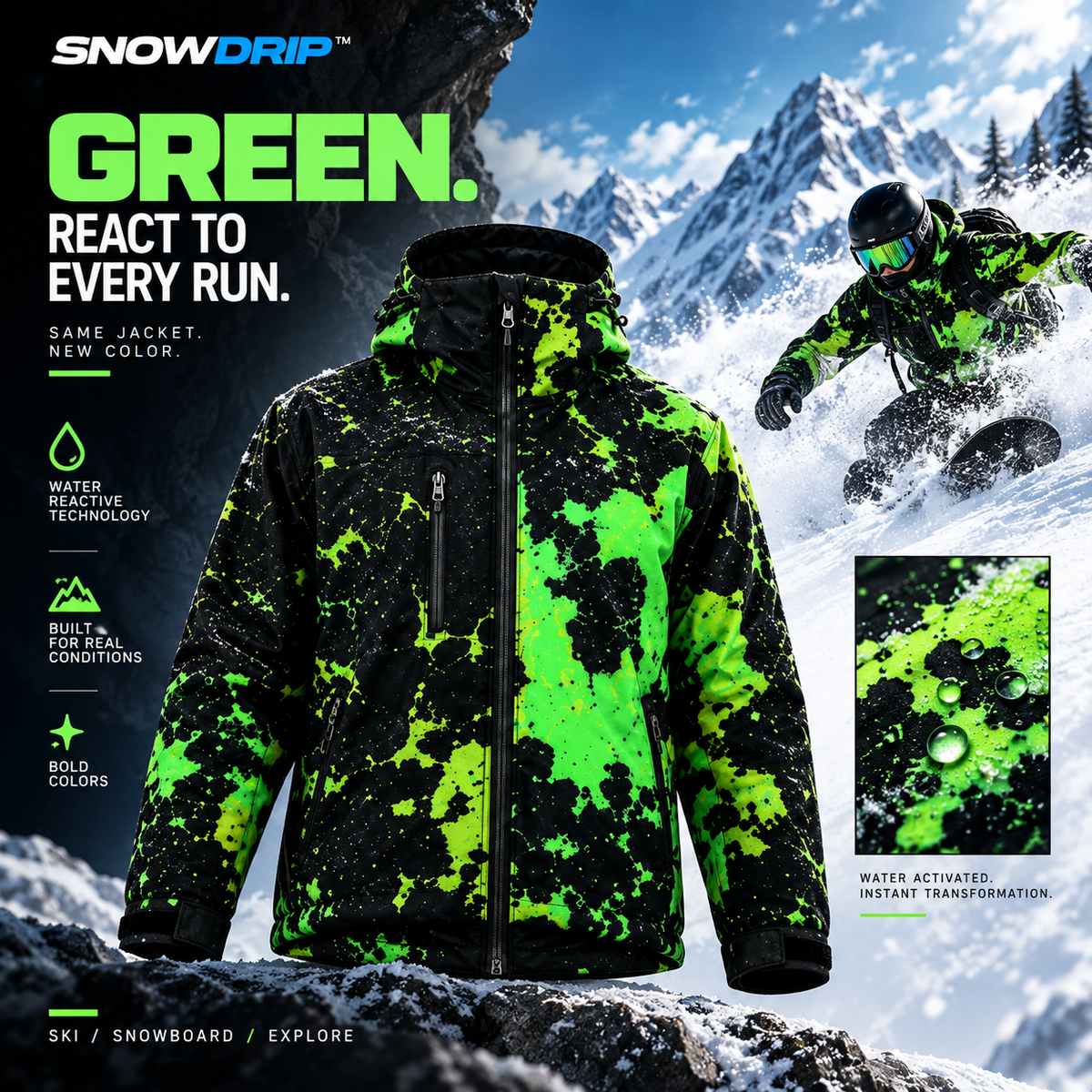 SNOWDRIP™ COLOR-SHIFT JACKET