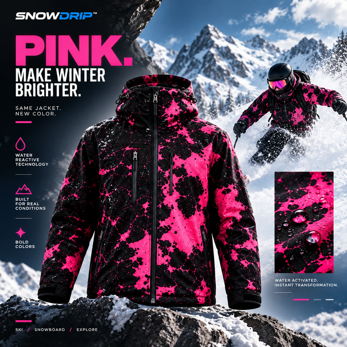 SNOWDRIP™ COLOR-SHIFT JACKET